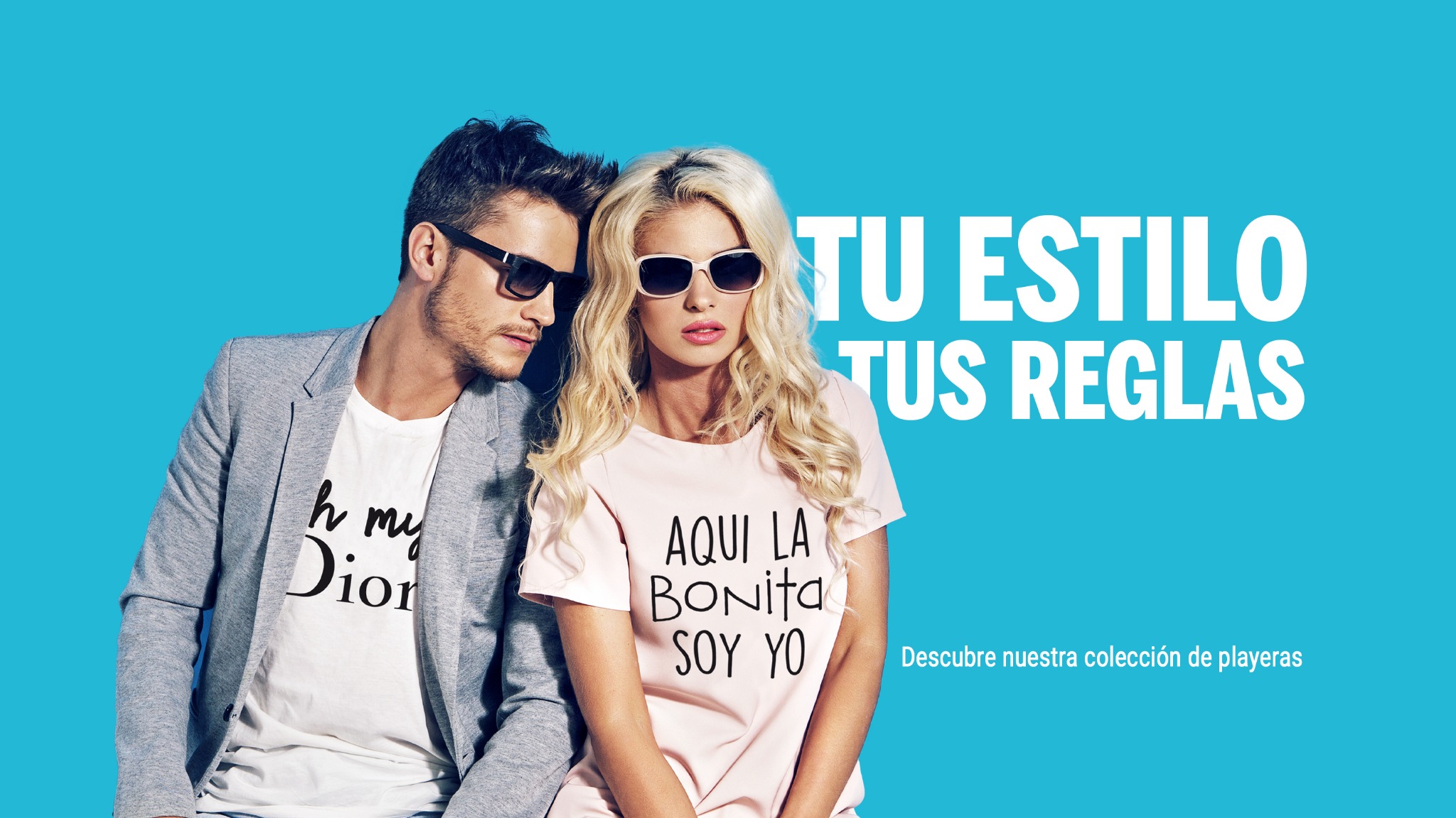 Tu estilo, tus reglas. Descubre nuestra colección de playeras.